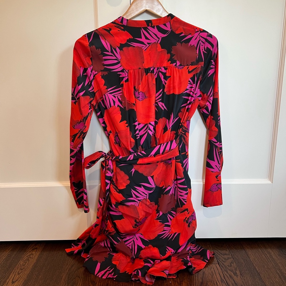 Veronica Beard Lorina Dress in Multi-Colored Poppy - Picture 10 of 11